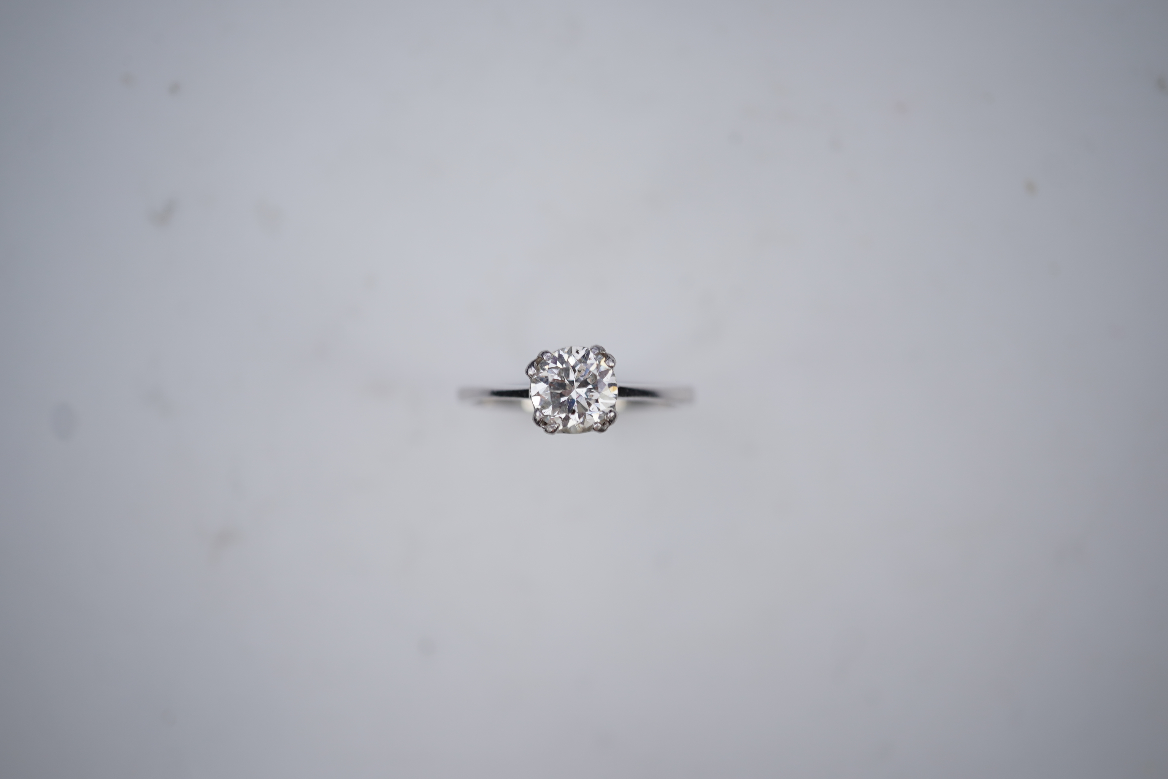 A diamond cluster ring, circa 1900